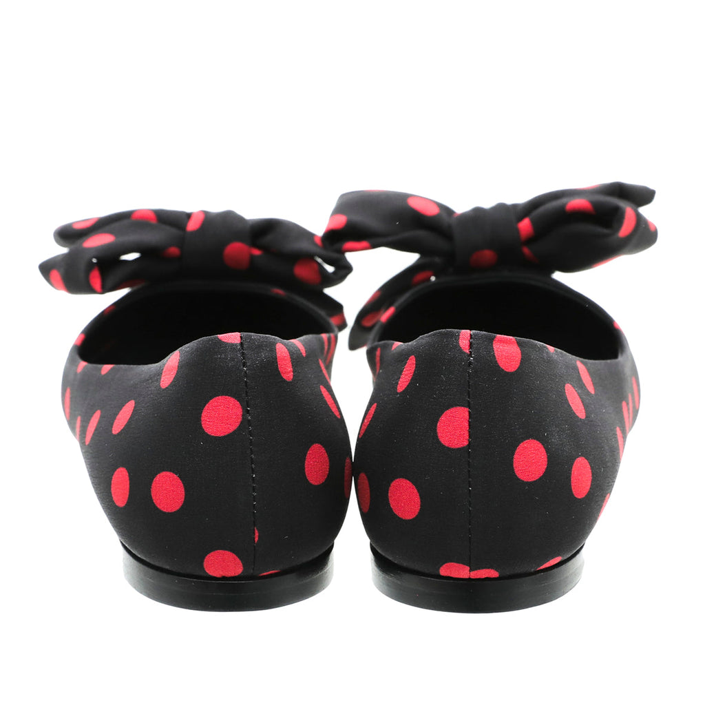 Dolce & Gabbana Bicolor Polka Dots Flat Ballerina 35