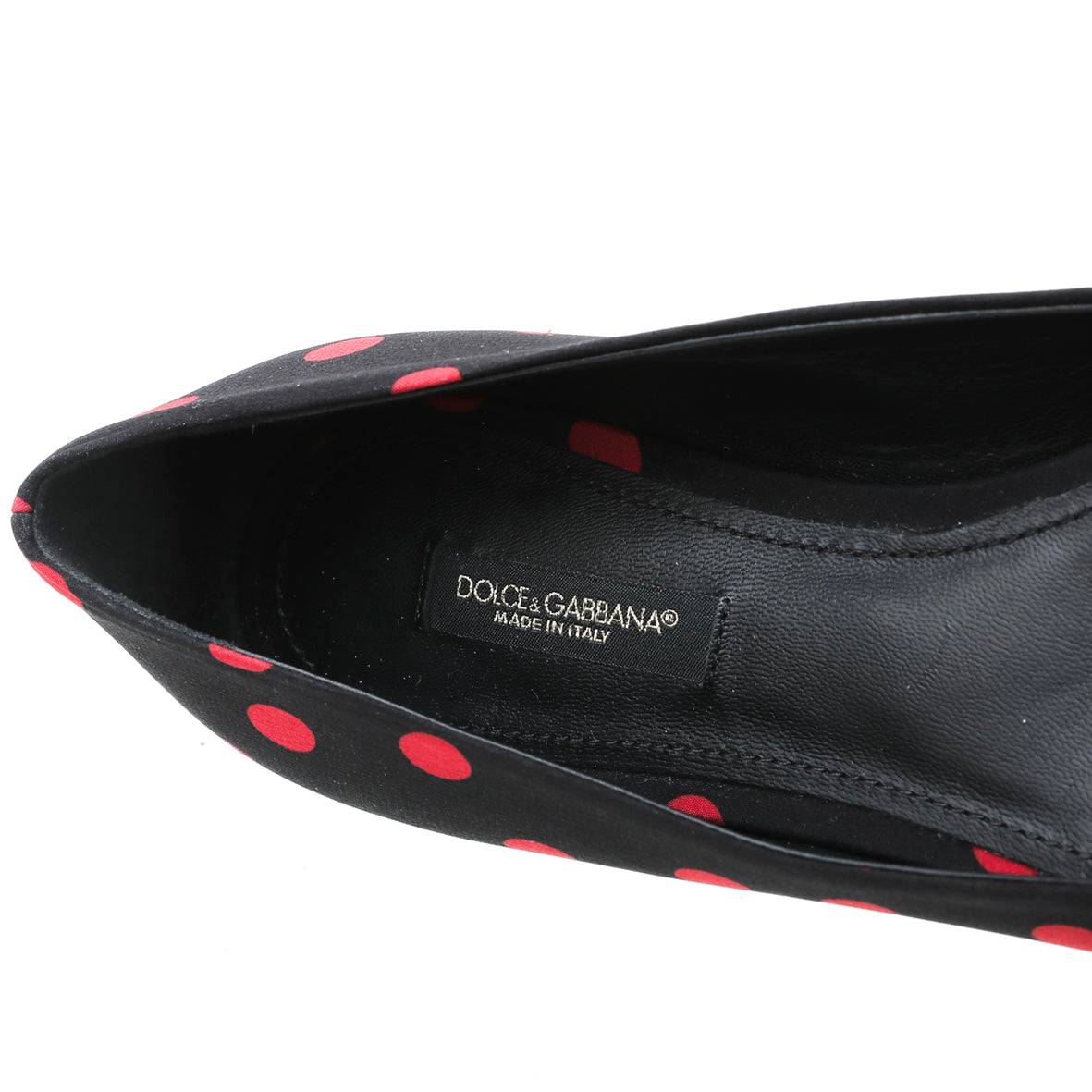 Dolce & Gabbana Bicolor Polka Dots Flat Ballerina 35