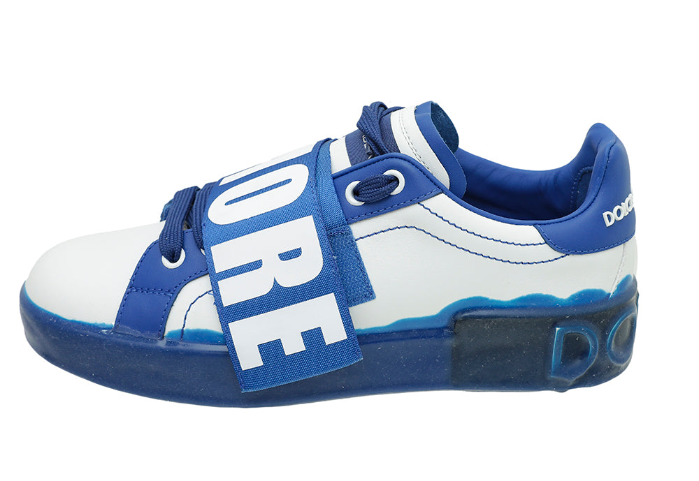 Dolce & Gabbana Bicolor Rules Heart Portofino Sneaker 38.5
