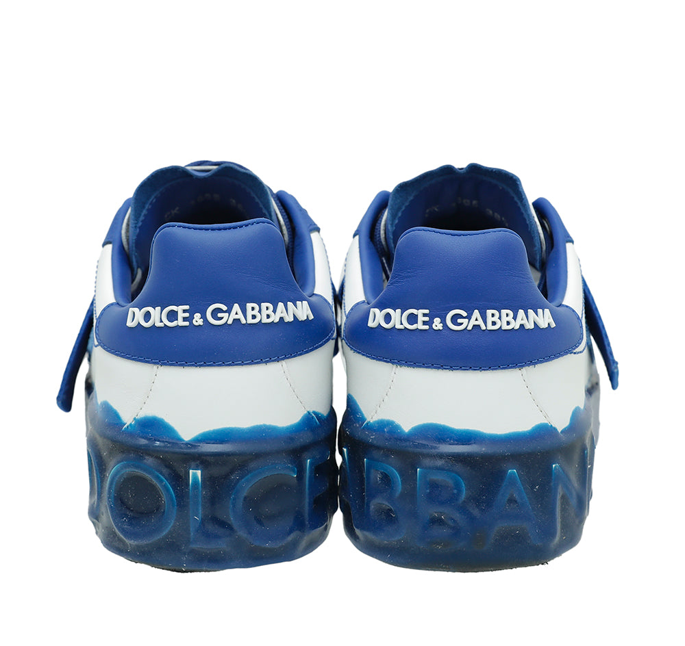 Dolce & Gabbana Bicolor Rules Heart Portofino Sneaker 38.5