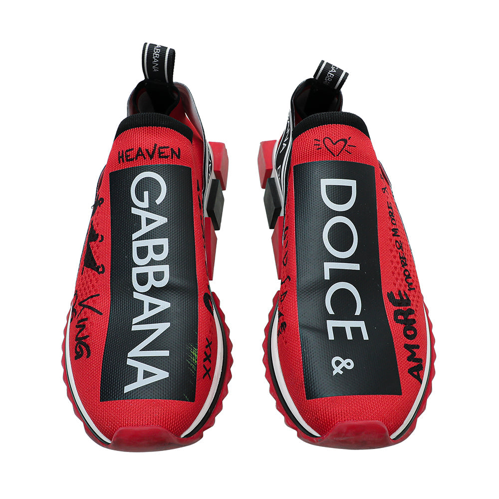 Dolce & Gabbana Bicolor Sorrento Mesh Sneaker 43