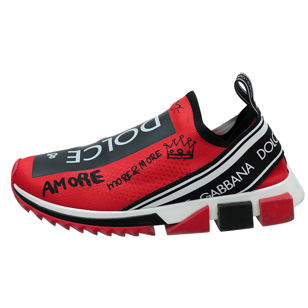 Dolce & Gabbana Bicolor Sorrento Mesh Sneaker 43