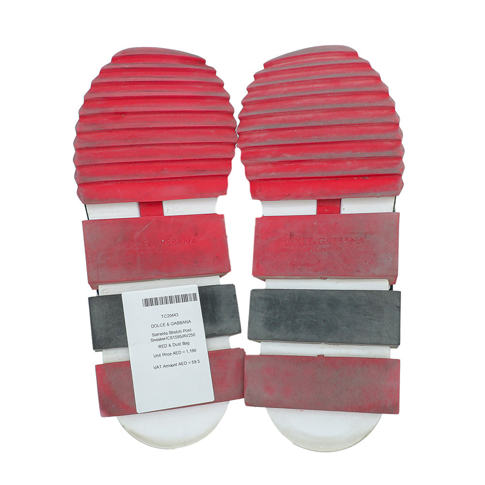 Dolce & Gabbana Bicolor Sorrento Mesh Sneaker 43