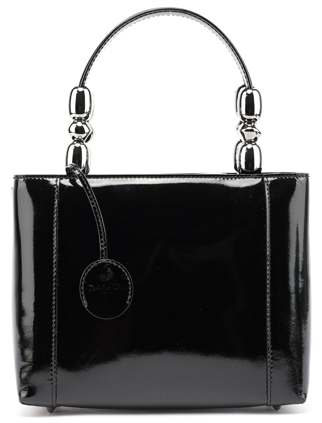 Black Patent Leather Lady Dior Bag
