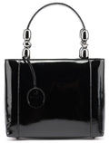 Black Patent Leather Lady Dior Bag