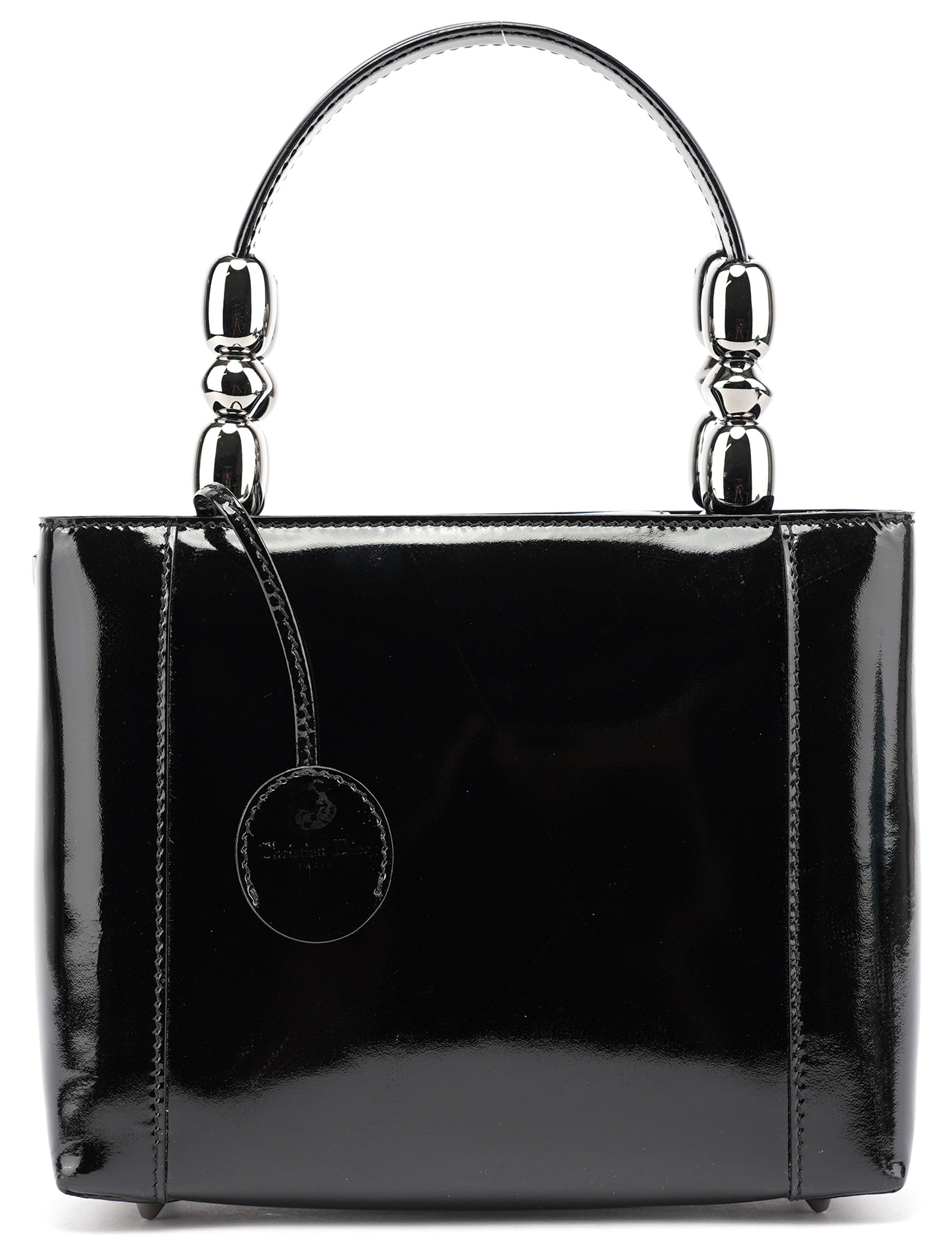 Black Patent Leather Lady Dior Bag