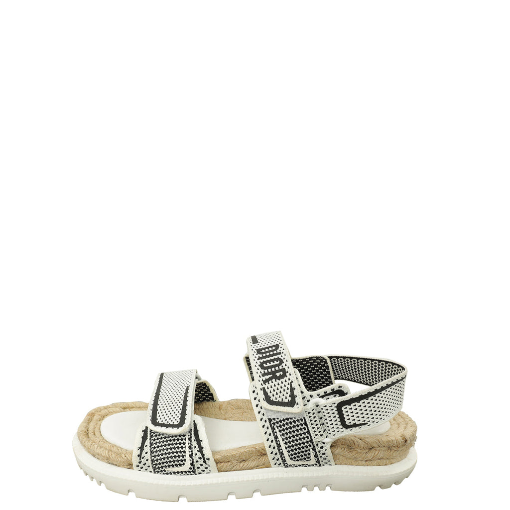 Christian Dior Bicolor DiorAct Technical Mesh Sandal 38