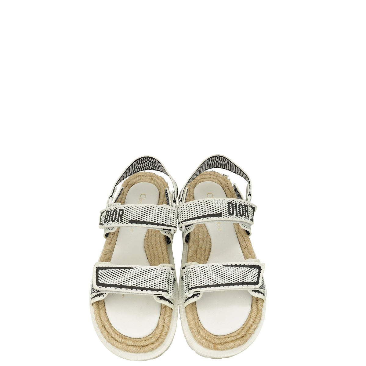 Christian Dior Bicolor DiorAct Technical Mesh Sandal 38