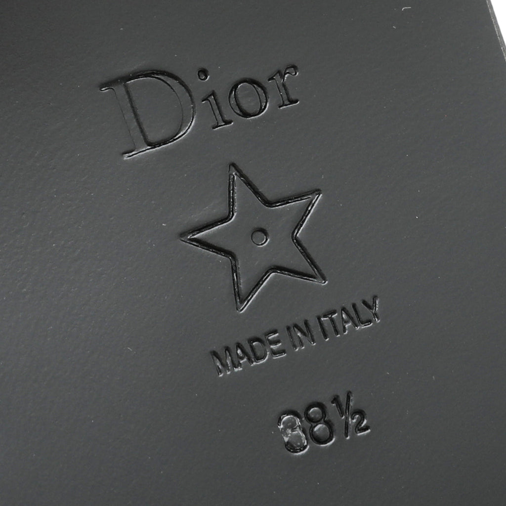 Christian Dior Black Timeless Derby Shoes 38.5