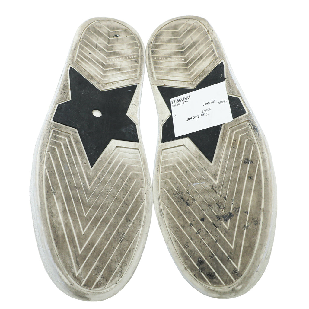 Christian Dior White D Bee Low Top Sneakers 39
