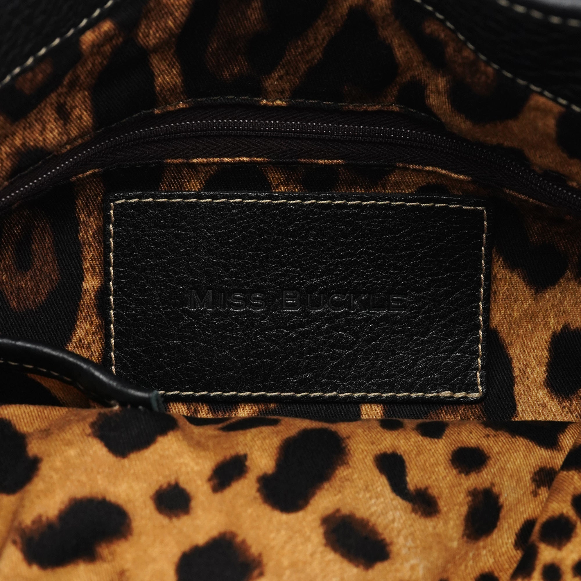 Black Pebbled Leather D&G Tote Bag