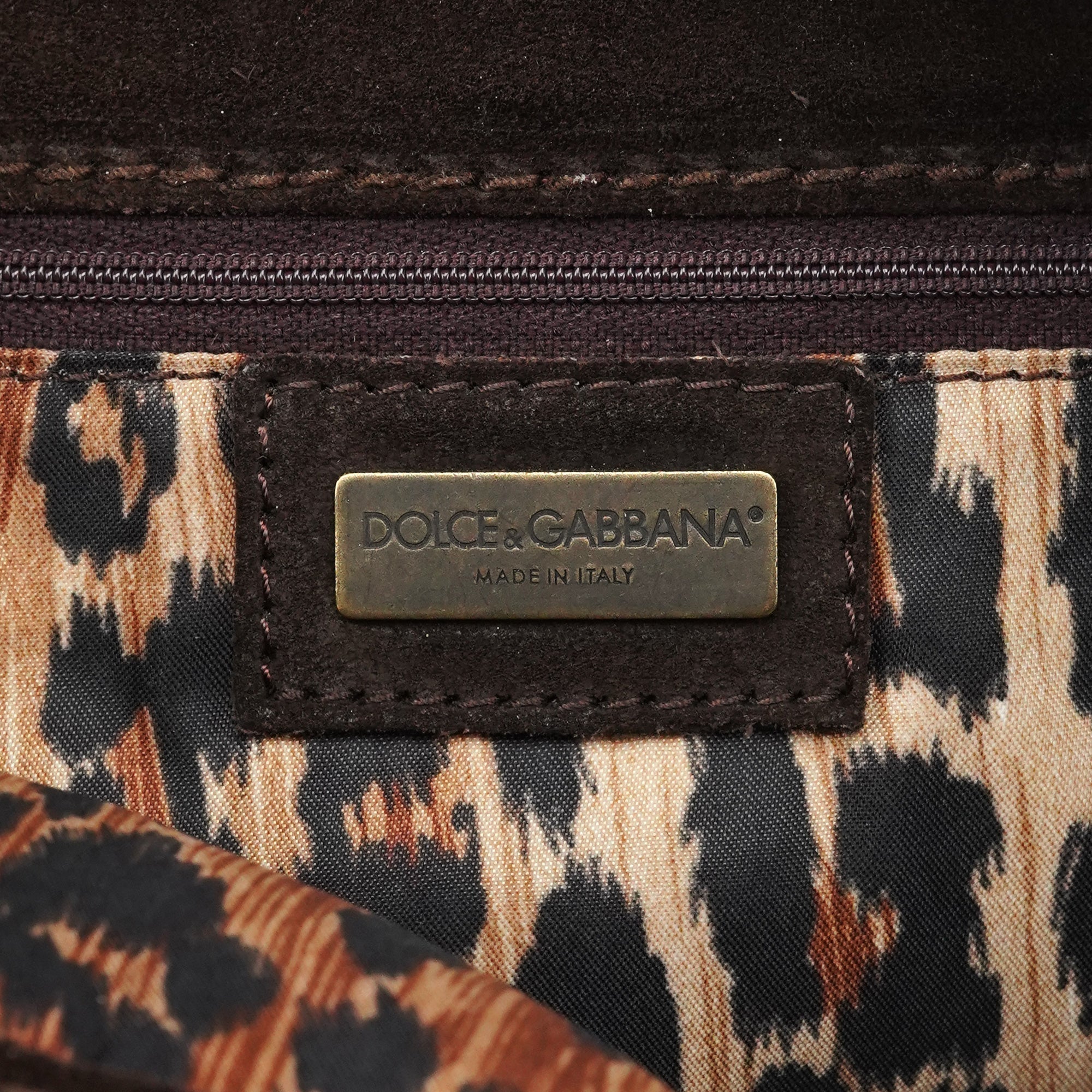 Brown Suede Flap Shoulder Bag