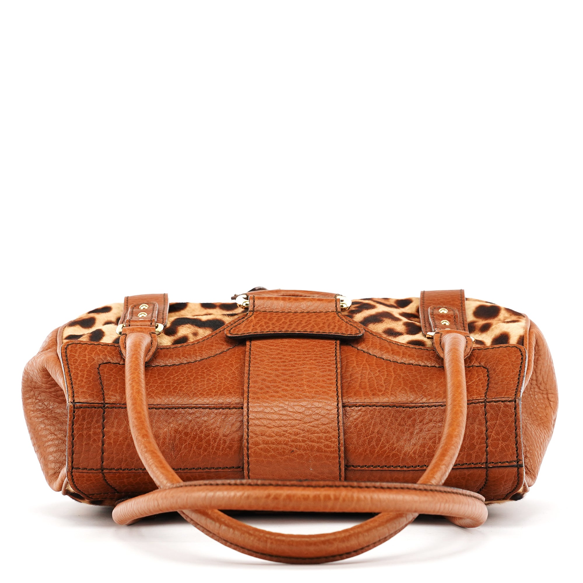 Leopard Calfhair Tote Bag
