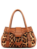 Leopard Calfhair Tote Bag