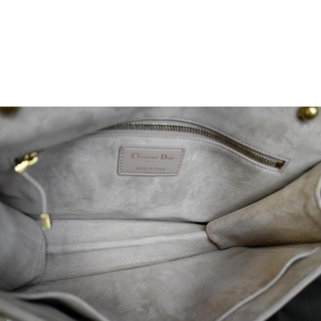 Christian Dior Dioraddict Studded Leather Crossbody Bag Light Pink