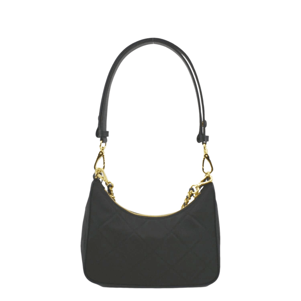 PRADA Re-Edition 1995 Re-Nylon Chain Shoulder Bag Black