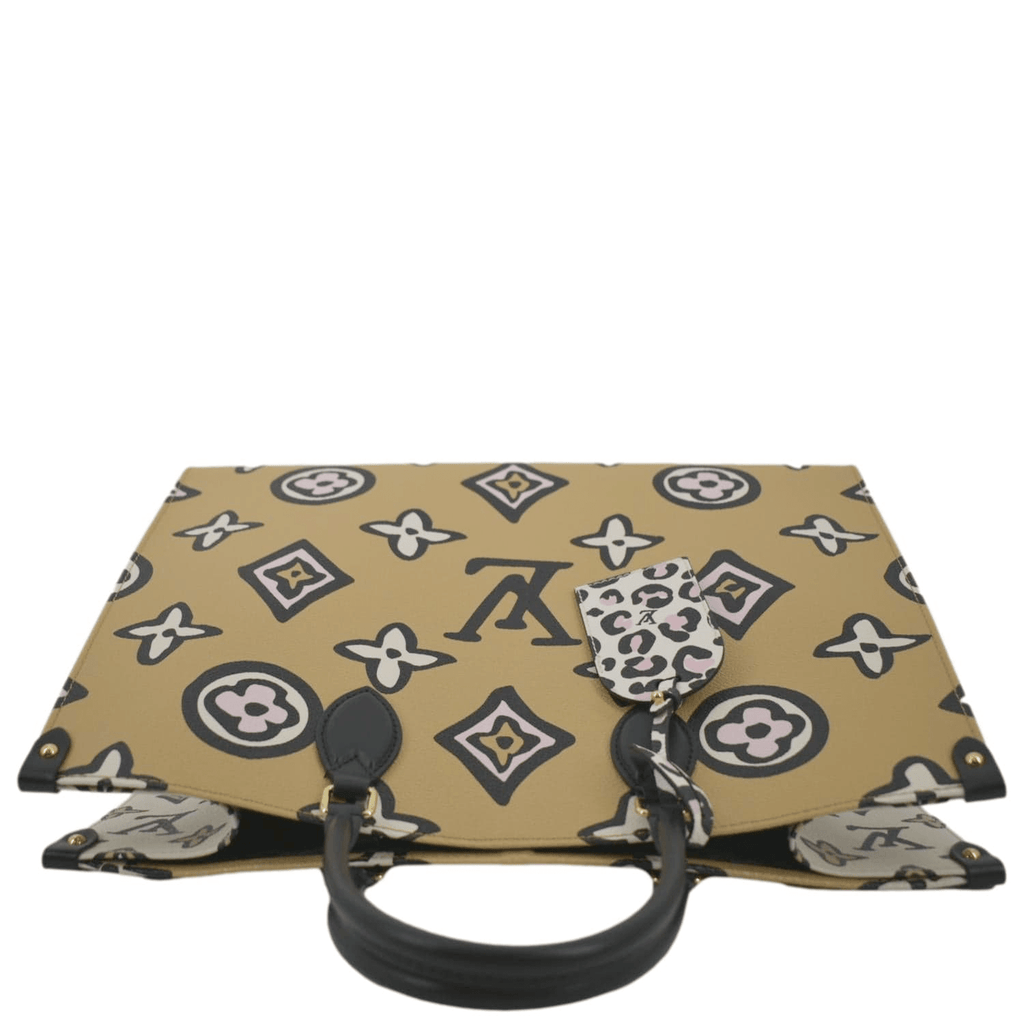 LOUIS VUITTON Onthego Wild At Heart Monogram Canvas Tote Bag Arizona