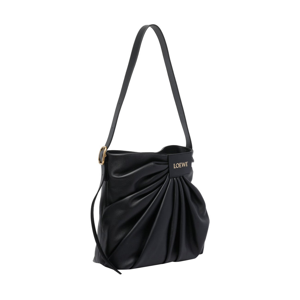 Loewe Women Draped Tote Bag With Loewe Logo