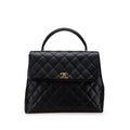 Chanel Coco Mark Matelasse Caviar Skin Handbag
