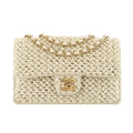 Chanel Cruise 2018 Raffia Crochet Medium Flap Bag