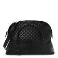 Calfskin Quilted ES Giant Travel Bag Black