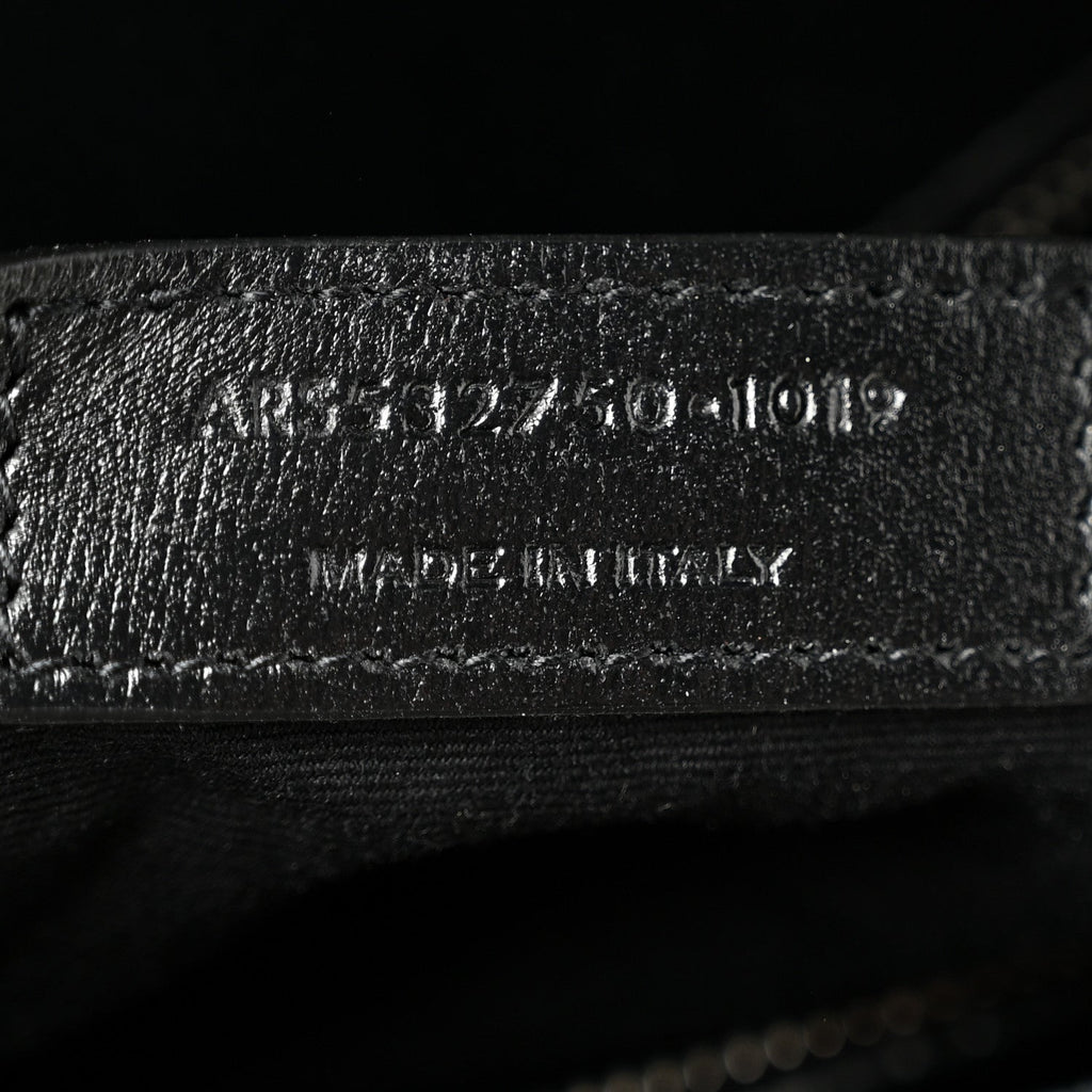 Canvas Calfskin Classic Monogram Cassandra Natural Black