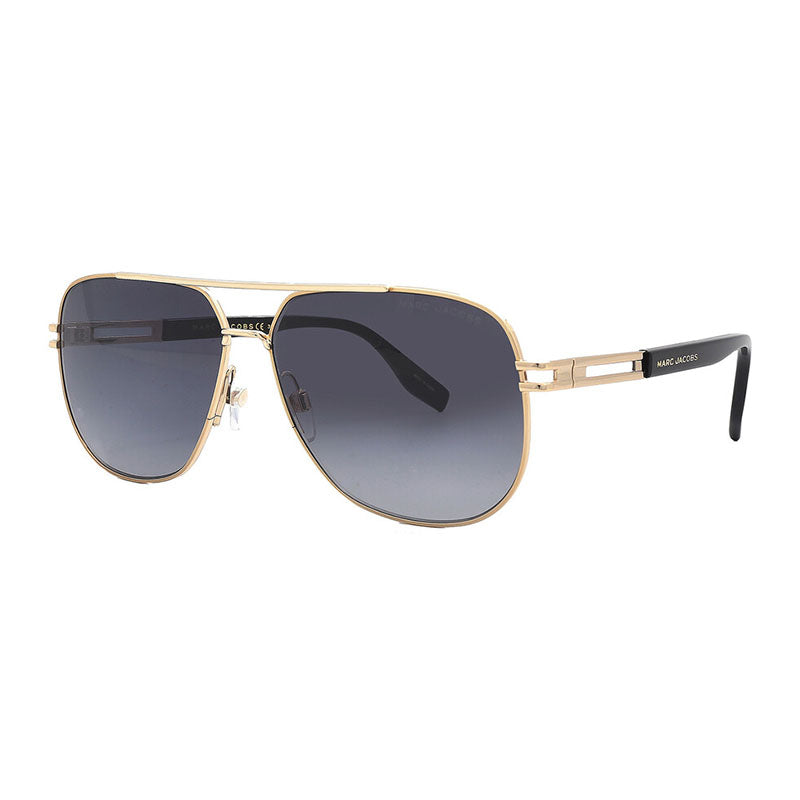 Marc Jacobs Sunglasses Aviator Full Rim, Gold/Brown Frame and Brown Gradient Lens MARC633/S001QHA