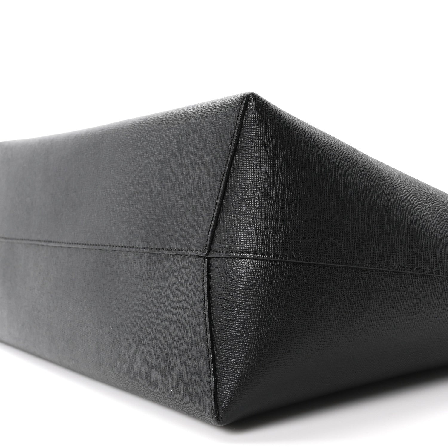 Saffiano Large Shopping Tote Black