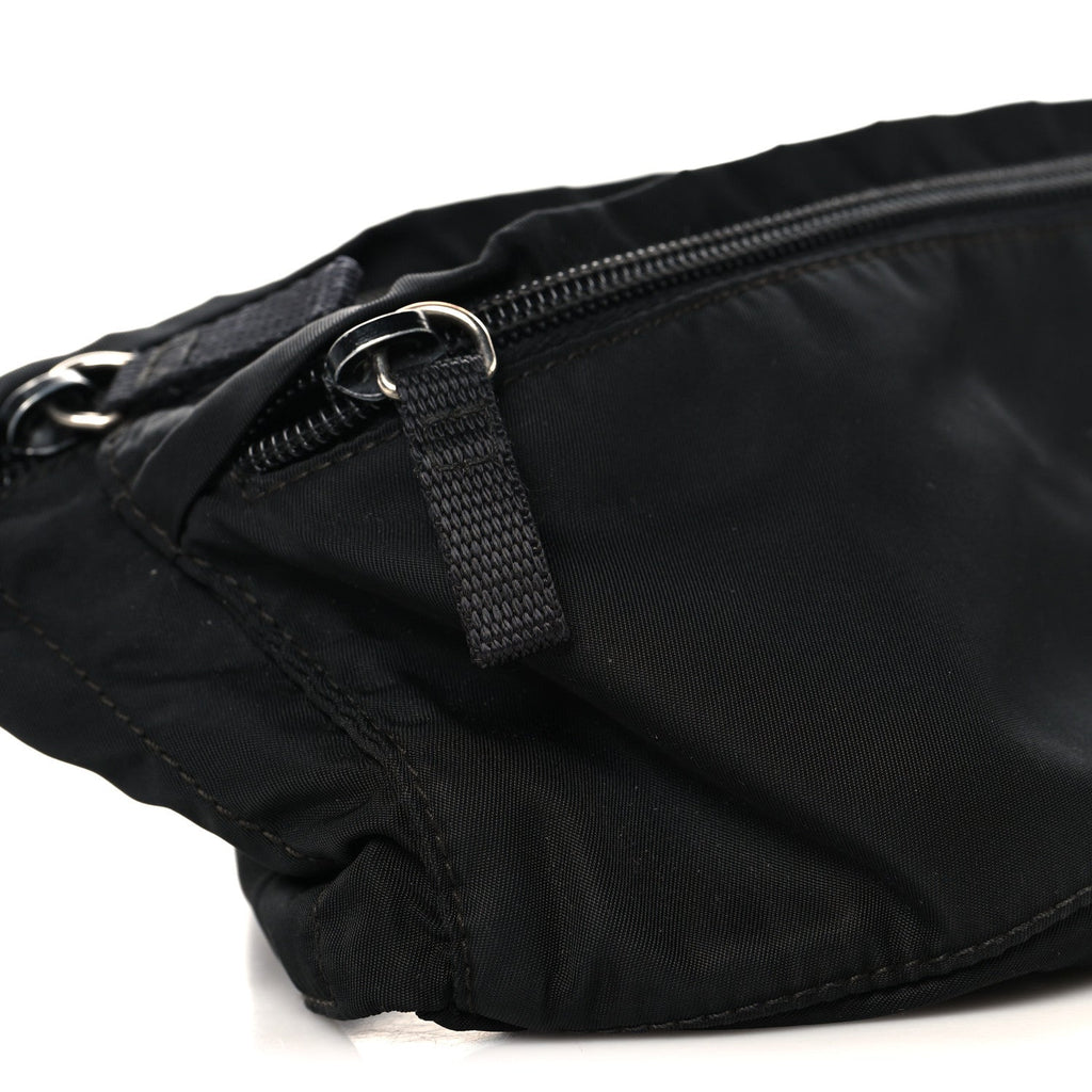 Tessuto Nylon Montagna Belt Bag Black