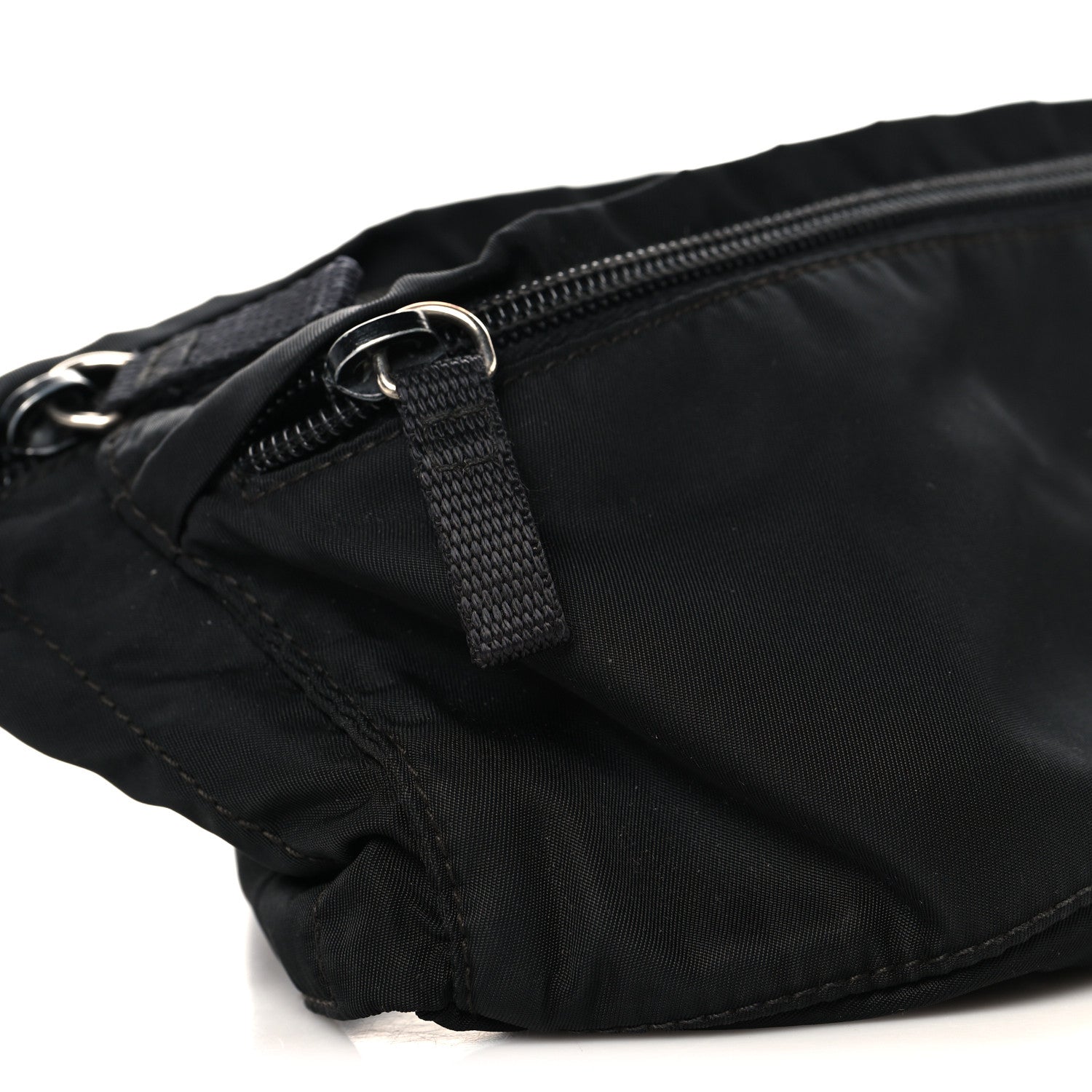 Tessuto Nylon Montagna Belt Bag Black