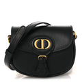 Box Calfskin Micro Bobby Bag Black