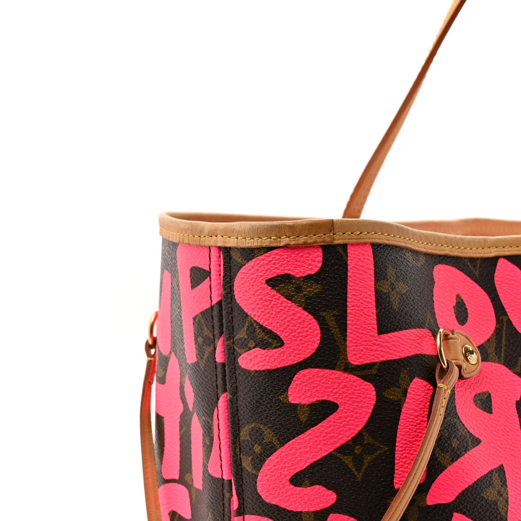 Monogram Graffiti Neverfull GM Fuchsia