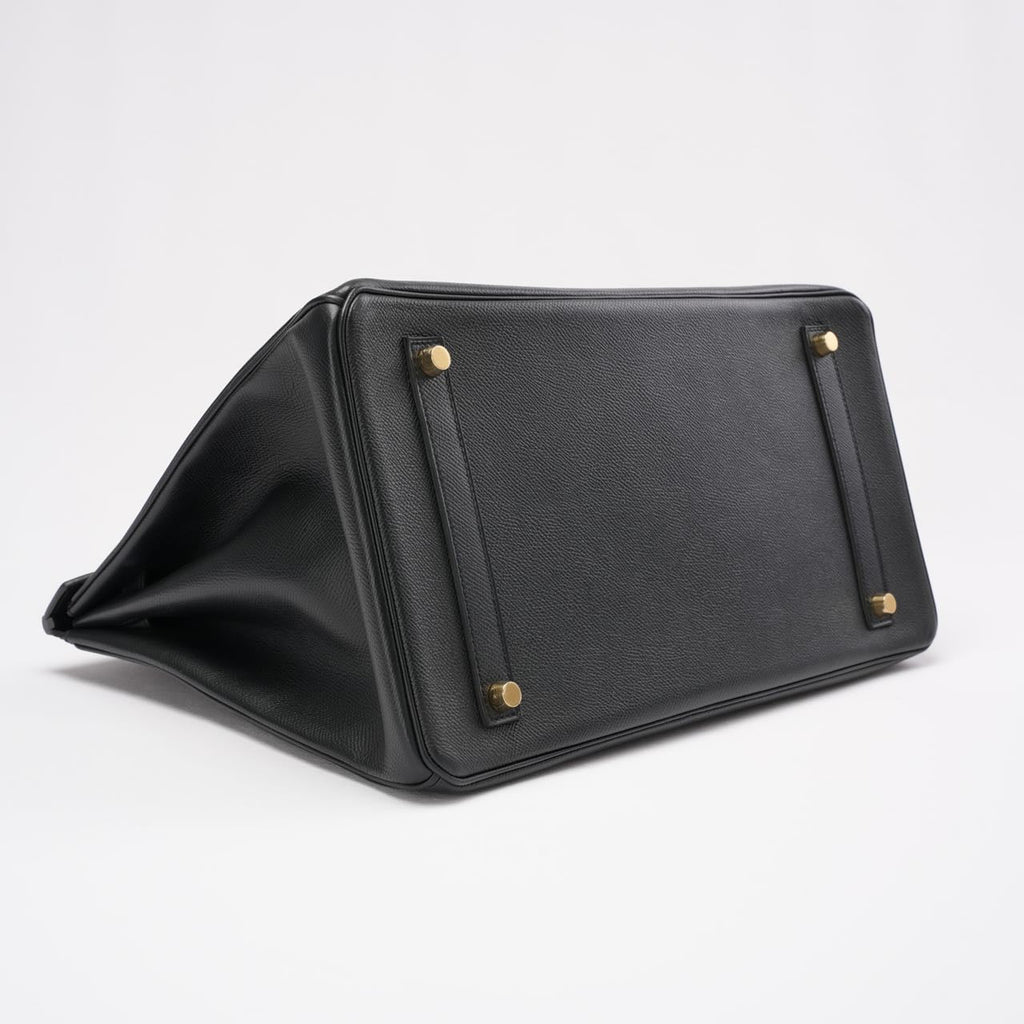 Hermes Birkin 35 Sellier Epsom Leather Black 2014