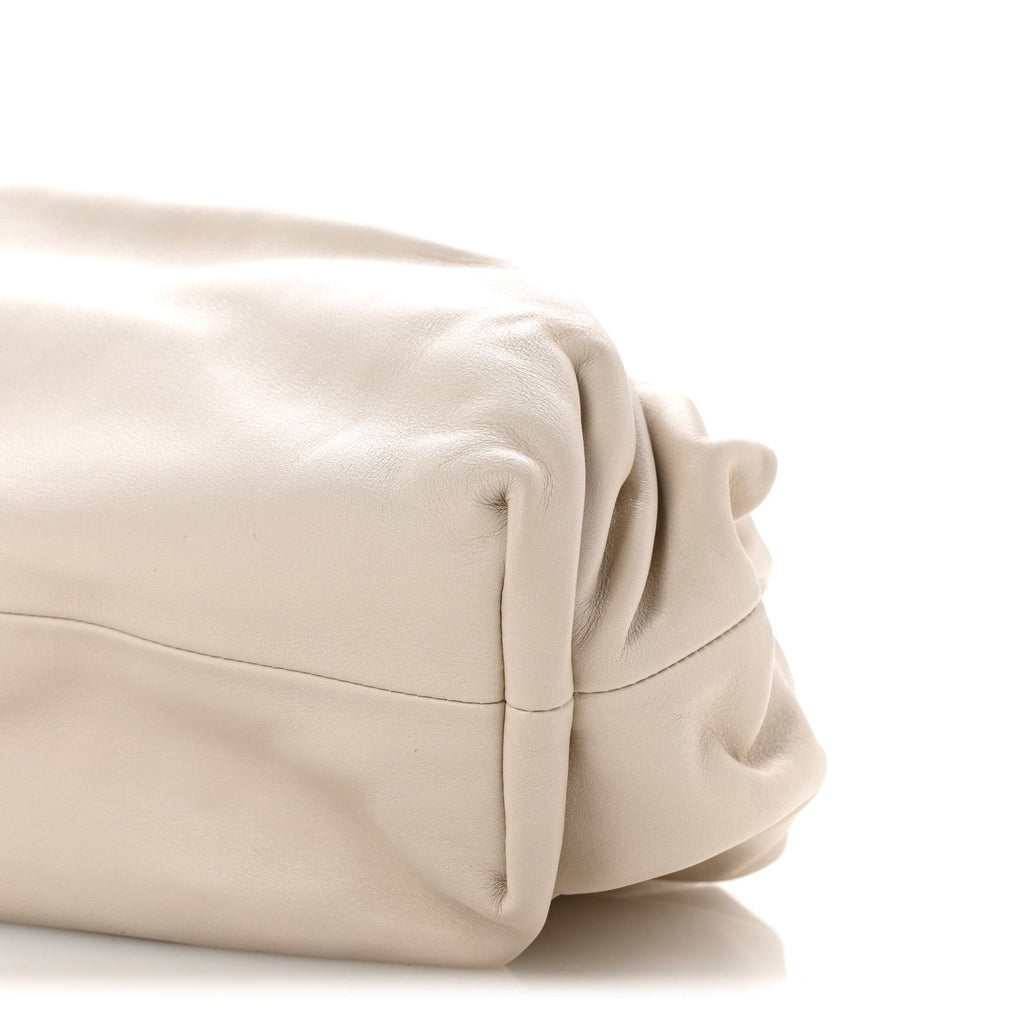 Smooth Butter Calf The Pouch Oversized Clutch Mist