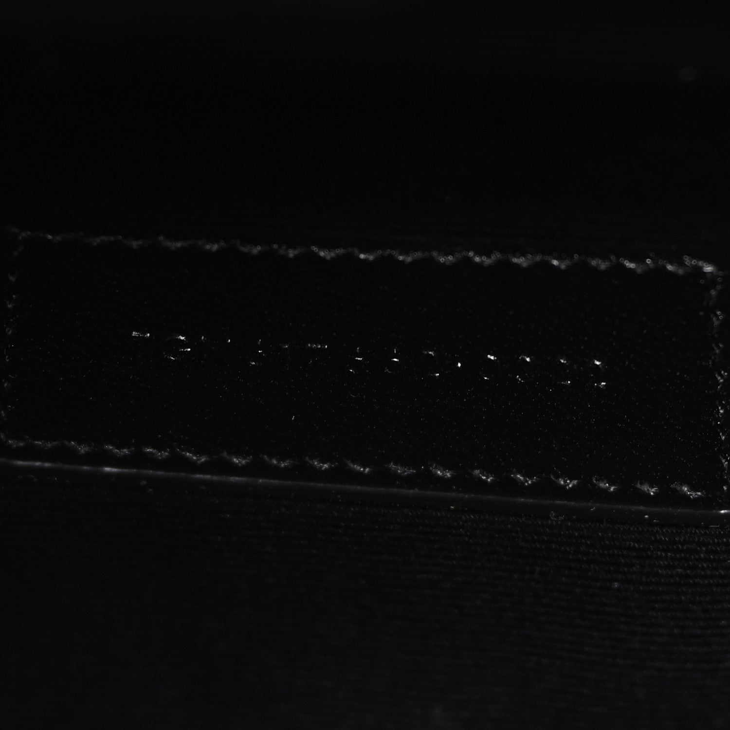 Grain De Poudre Matelasse Chevron Monogram Envelope Clutch Black