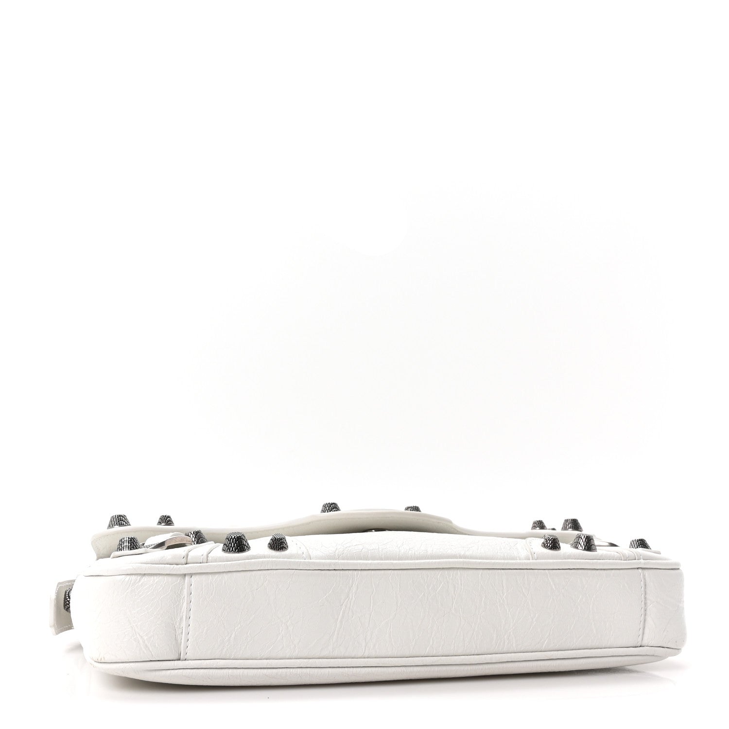 Agneau Arena Small Le Cagole Sling Bag Optic White