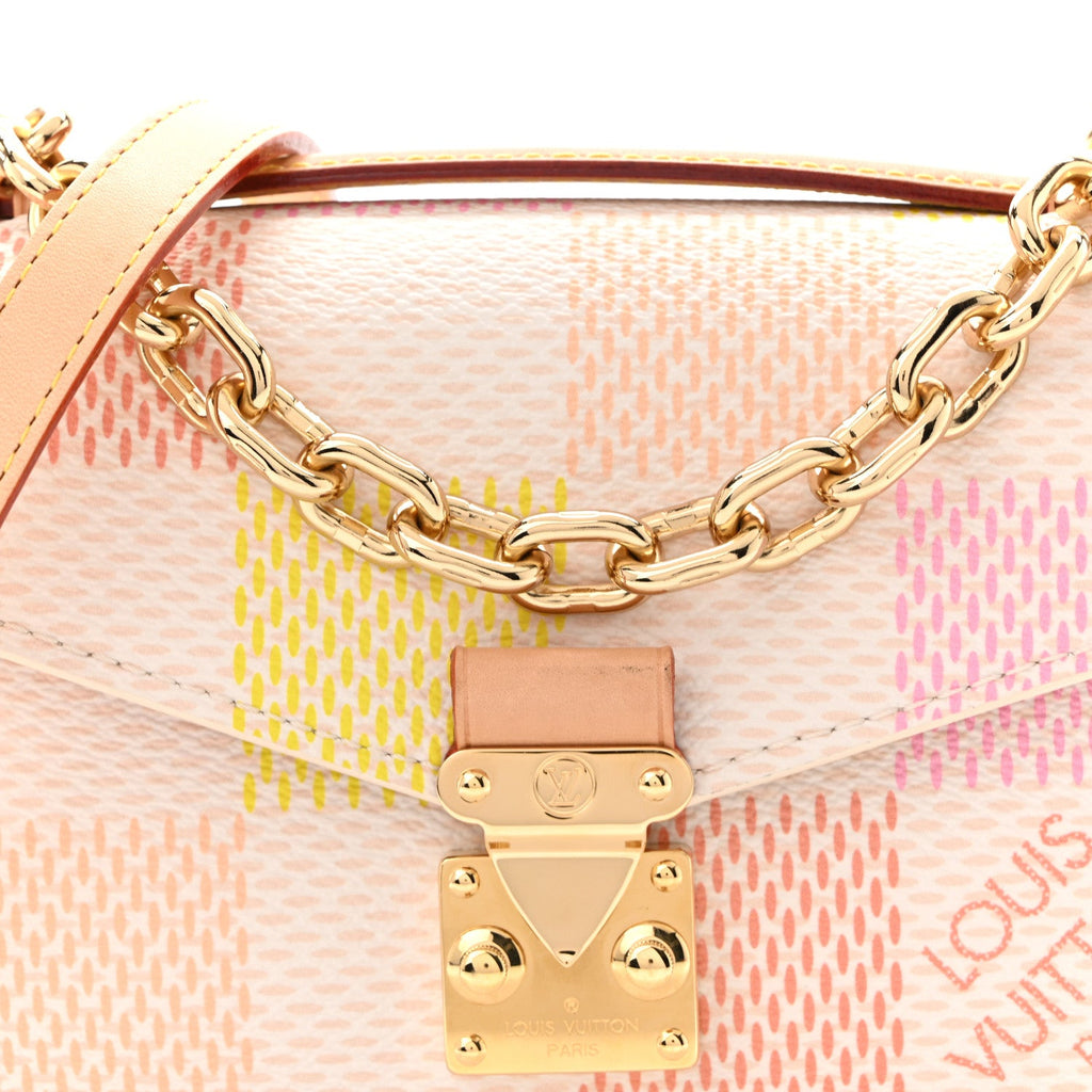 Damier Giant Pochette Metis East West Peach