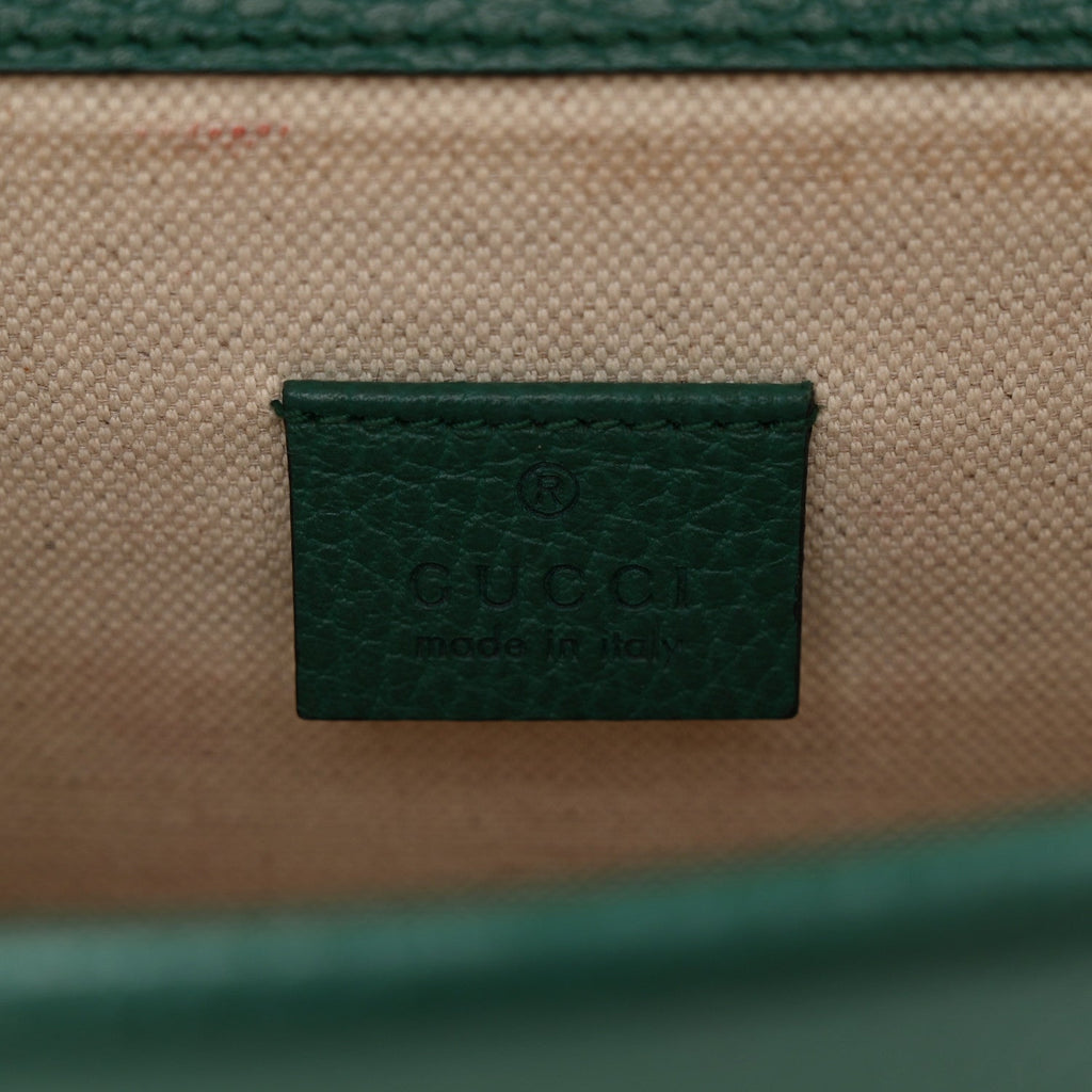 Calfskin Mini Dionysus Shoulder Bag Emerald