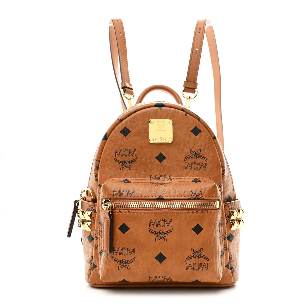 Visetos Side Stud X-Mini Stark Backpack Cognac