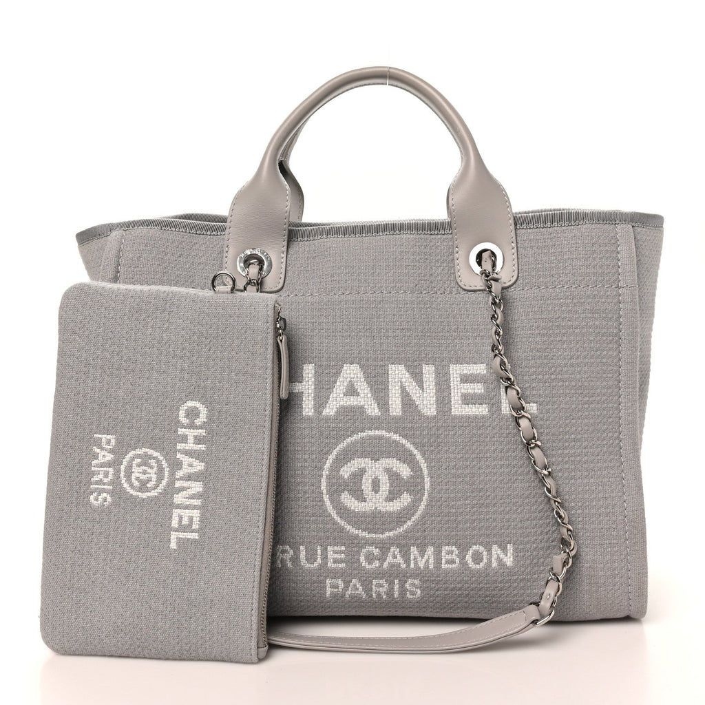 Mixed Fibers Small Deauville Tote Light Grey