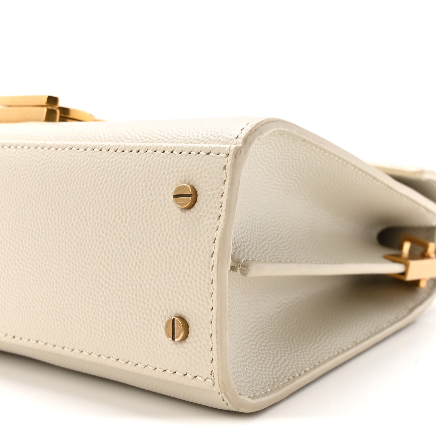 Grain de Poudre Mini Classic Monogram Cassandra Top Handle Vintage White