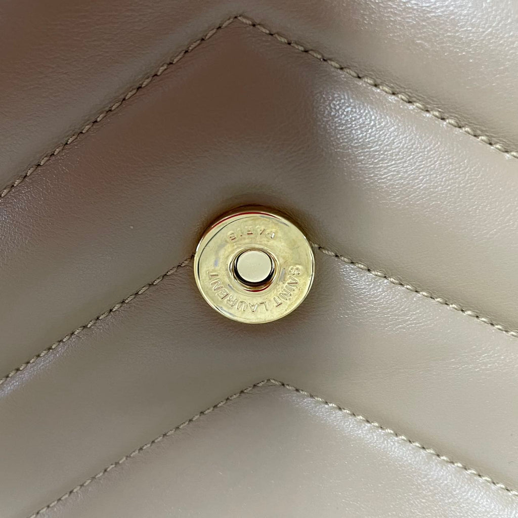 Saint Laurent Medium LouLou Beige 2019