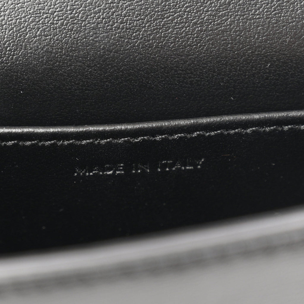 Shiny Calfskin Mini Claude Black