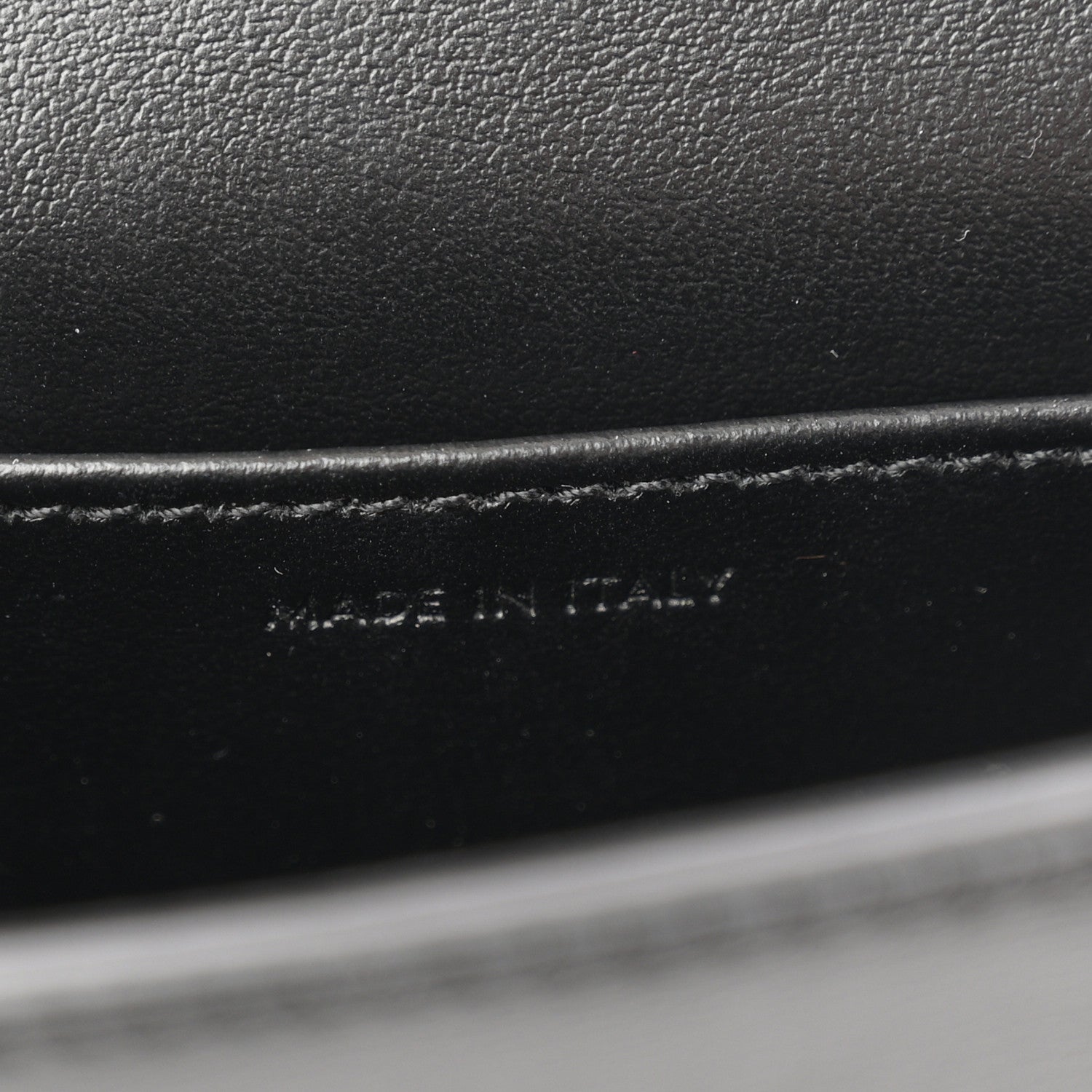 Shiny Calfskin Mini Claude Black