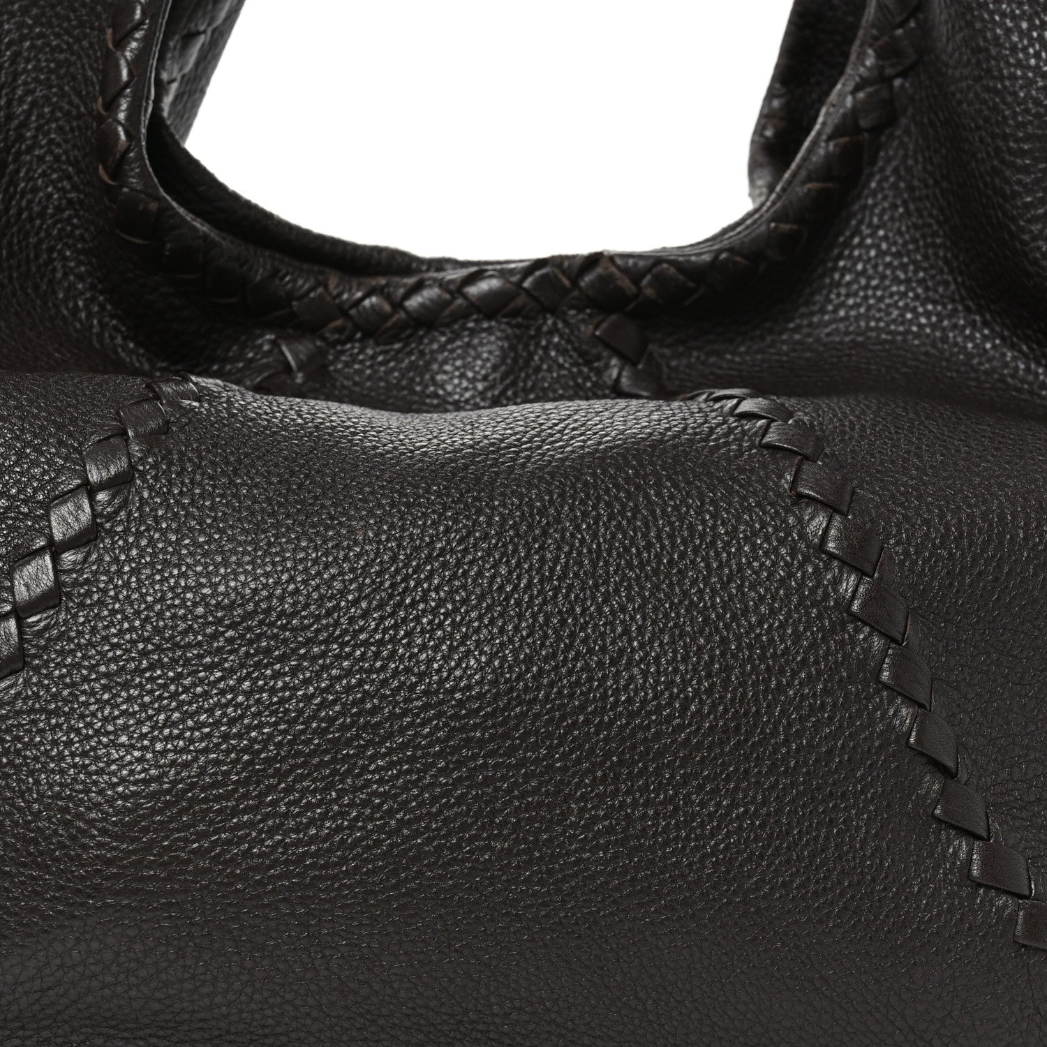 Cervo Deerskin Large Hobo Ebano