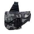 Dior Saddle ×Peter Doig Denim Leather Shoulder Bag