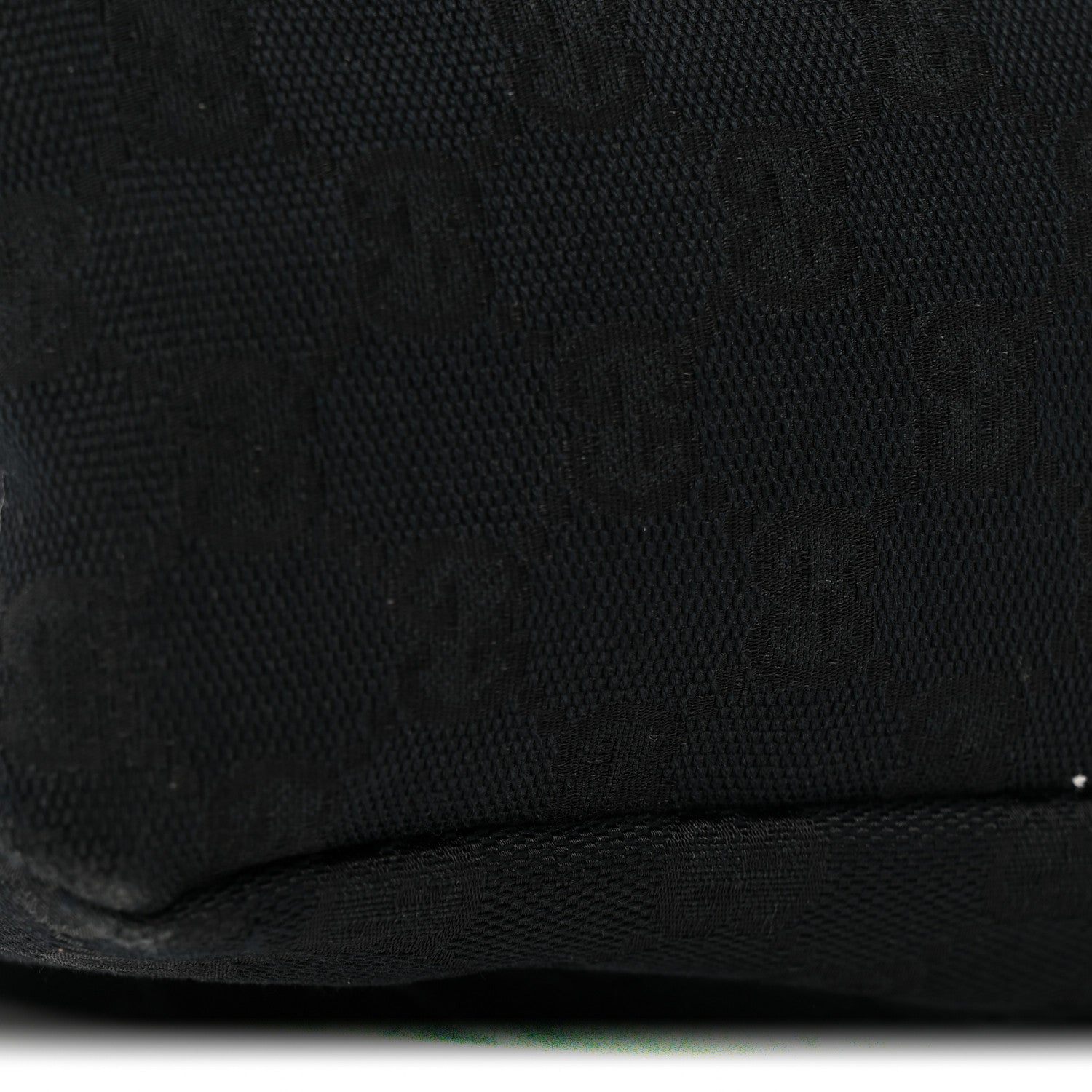 Monogram Medium Horsebit Chain Hobo Black