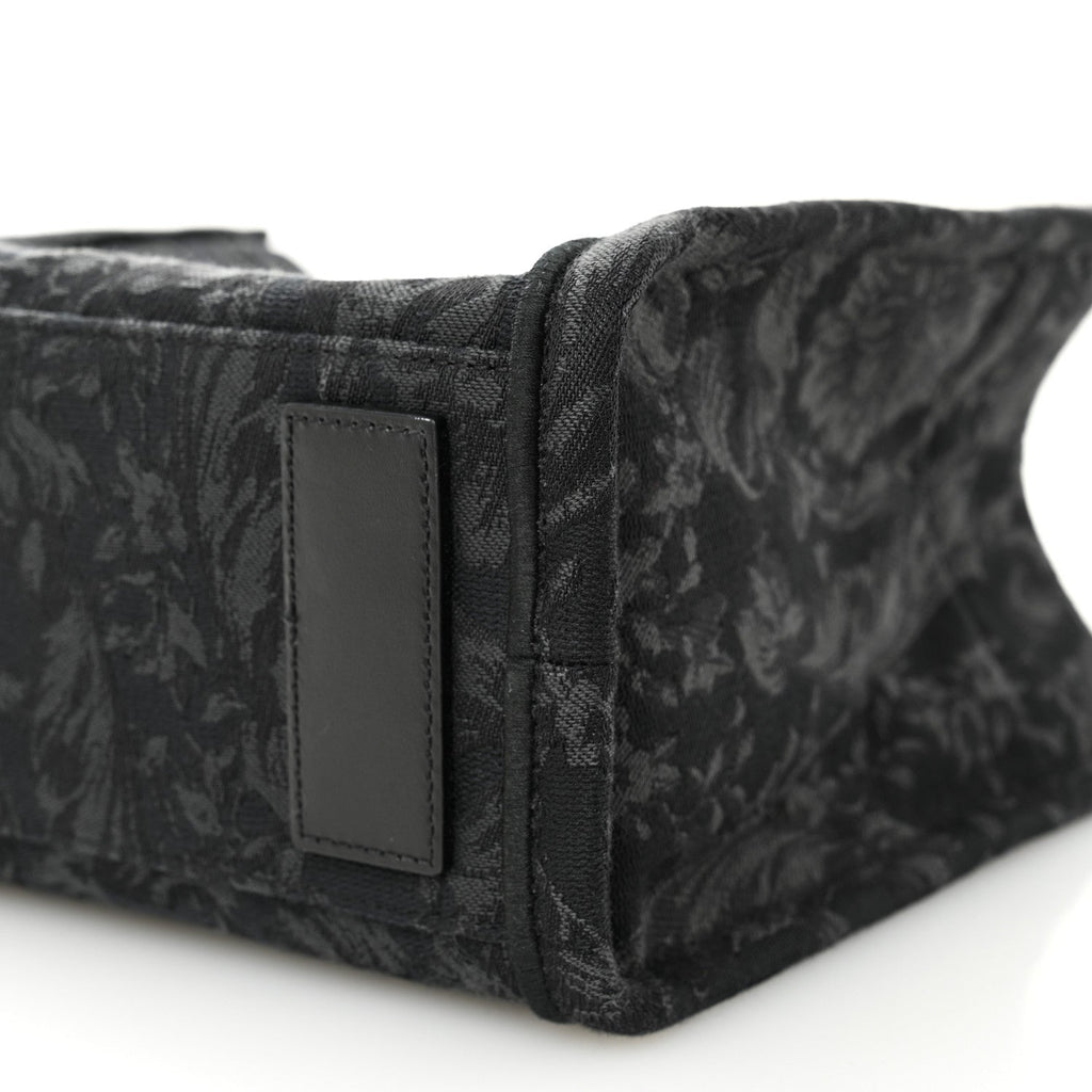 Jacquard Barocco Small Athena Tote Black