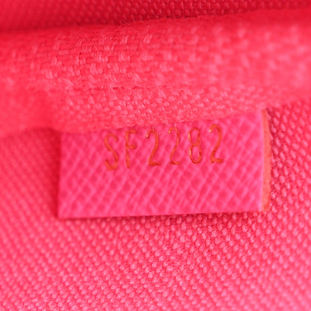 Monogram 2022 Christmas Animation Seoul Mini Pochette Accessories Fuchsia