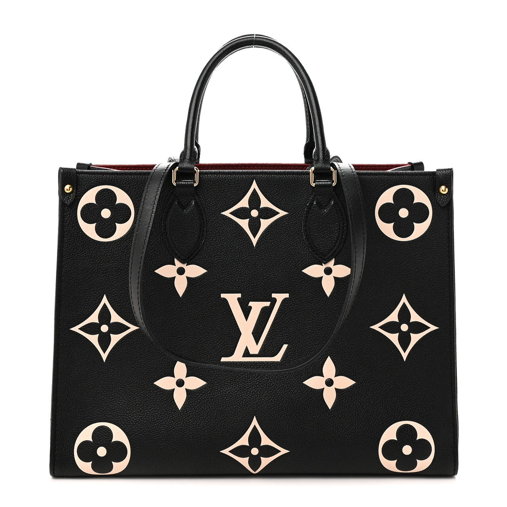 Empreinte Monogram Giant Onthego MM Black Beige